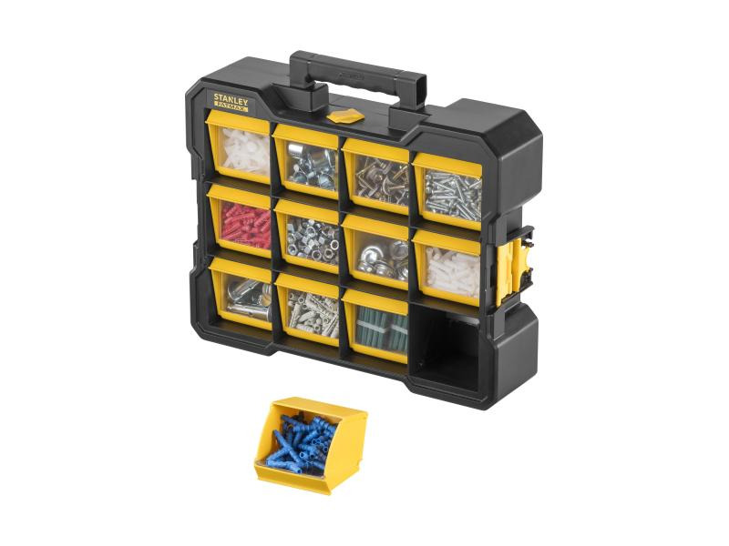 Stanley Fatmax Organizer Flip Bin Fatmax Pro 12 Fächer, leer