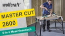 Wolfcraft Werkbank Master cut 2600