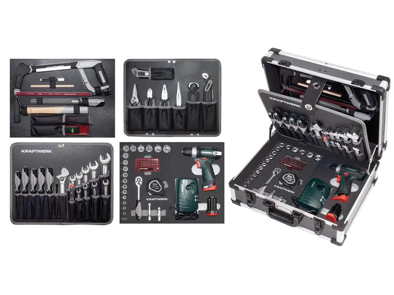 Kraftwerk Werkzeugkoffer B147 Metabo 3/8, 100-teilig