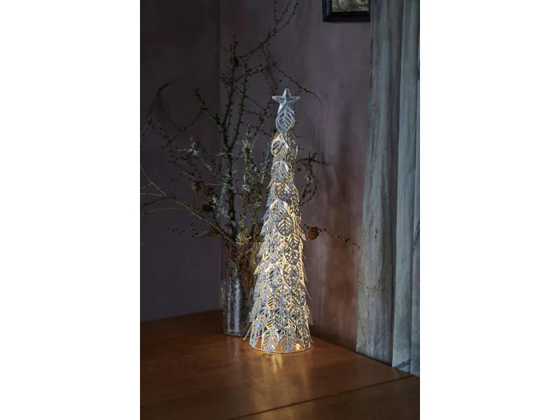 Sirius LED-Tischdeko Kirstine Dekobaum, Silber