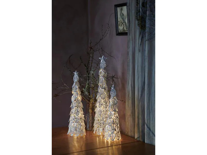 Sirius LED-Tischdeko Kirstine Dekobaum, Silber