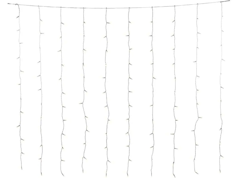 Konstsmide LED-Lichtervorhang für das Fenster 120 LED, 1.4 m