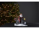 Star Trading LED-Dekoration Nikolaus auf Motorrad 1 LED, 26 cm, indoor