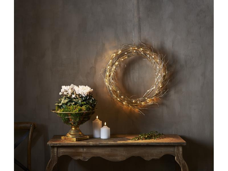 Star Trading LED-Kranz Fizzy 50 LED, 45 cm, indoor