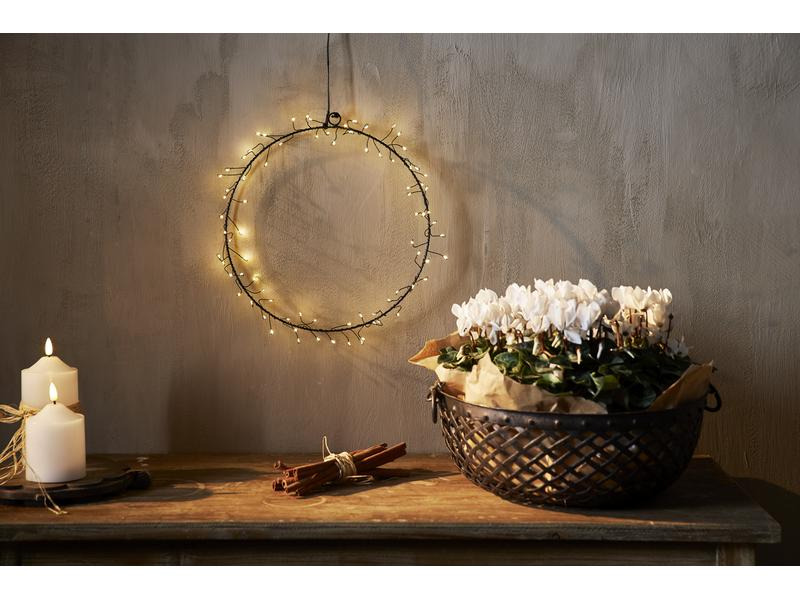 Star Trading LED-Kranz Nike 80 LED, 30 cm, indoor