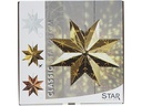 Star Trading LED-Stern Classic 28 cm, Metall, Messing