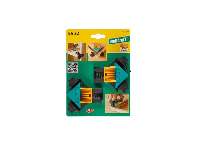 Wolfcraft Eckenspanner ES 22, 2 x 22 mm