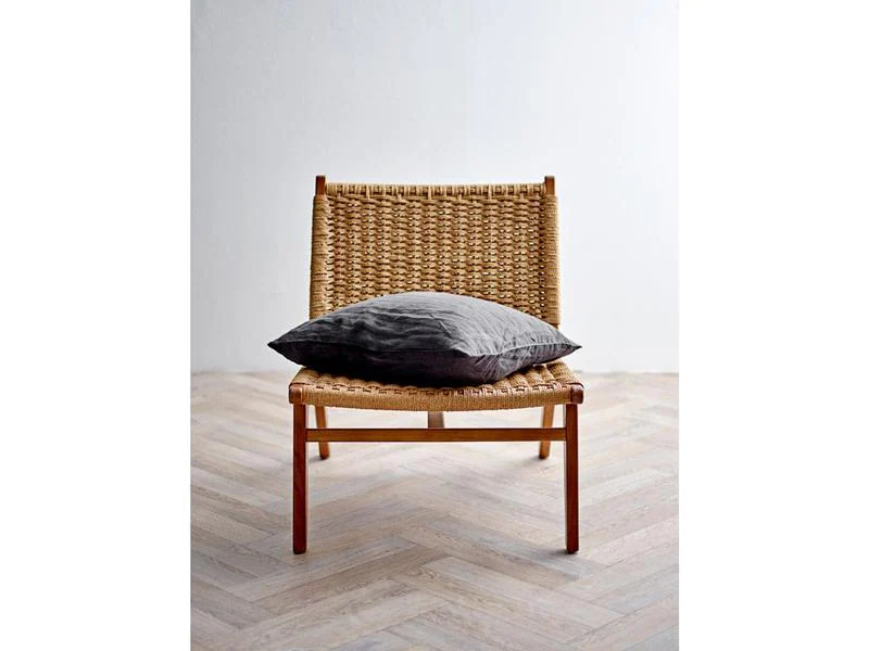 Södahl Kissen Linen 50 cm x 50 cm, Dunkelgrau