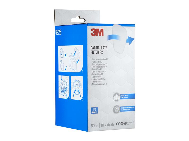 3M Ersatzfilter P2 zu A2P2 6002C, 10 Paar