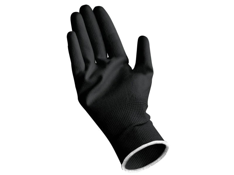 Kraftwerk Arbeitshandschuh XL Kunstleder, Schwarz