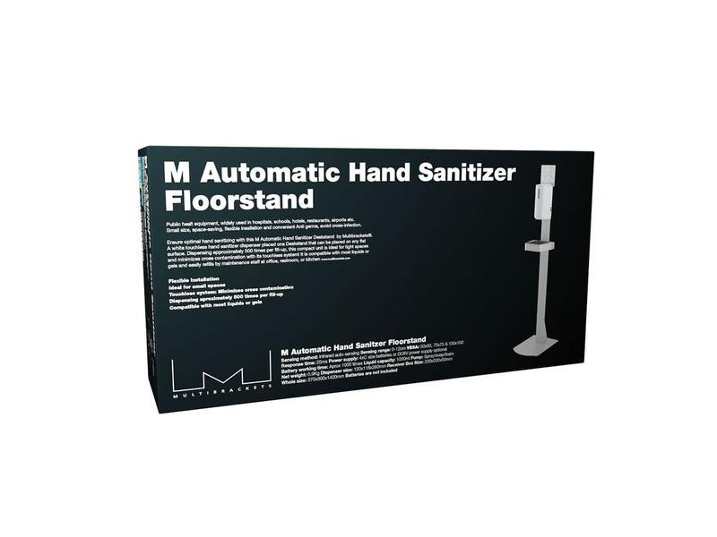 Multibrackets Desinfektionsmittelständer Hygienebox Stand weiss / 9646