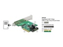 Delock PCI-Express-Karte 1x intern USB 3.2 Gen 2 Key B 20 Pin