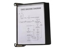 Tarifold Dokumentenhalter Wandelement T-Display Pro Schwarz