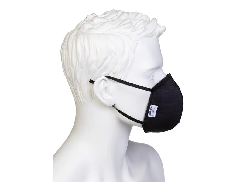 UNREPA Community Stoffmaske LIVIPRO Evolution Gr. XL, Schwarz