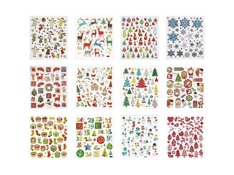 Creativ Company Weihnachtssticker Stickerheft Weihnachten