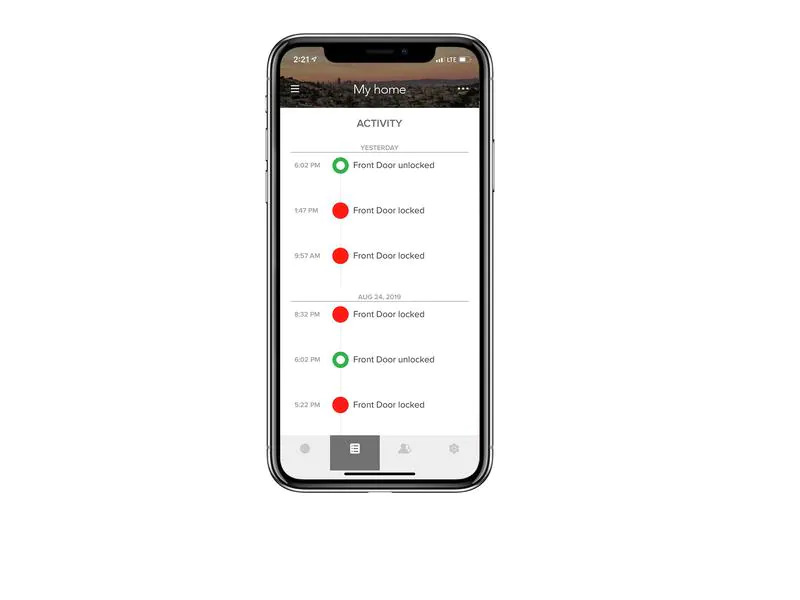 Yale Linus Smart Lock, Schwarz EU, inkl. Bridge, Keypad