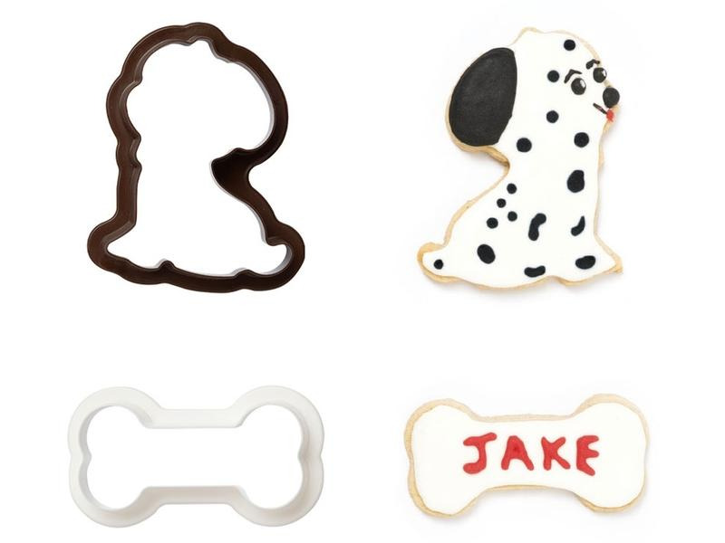 Decora Guetzli-Ausstecher-Set Mini 2 Stück, Hund
