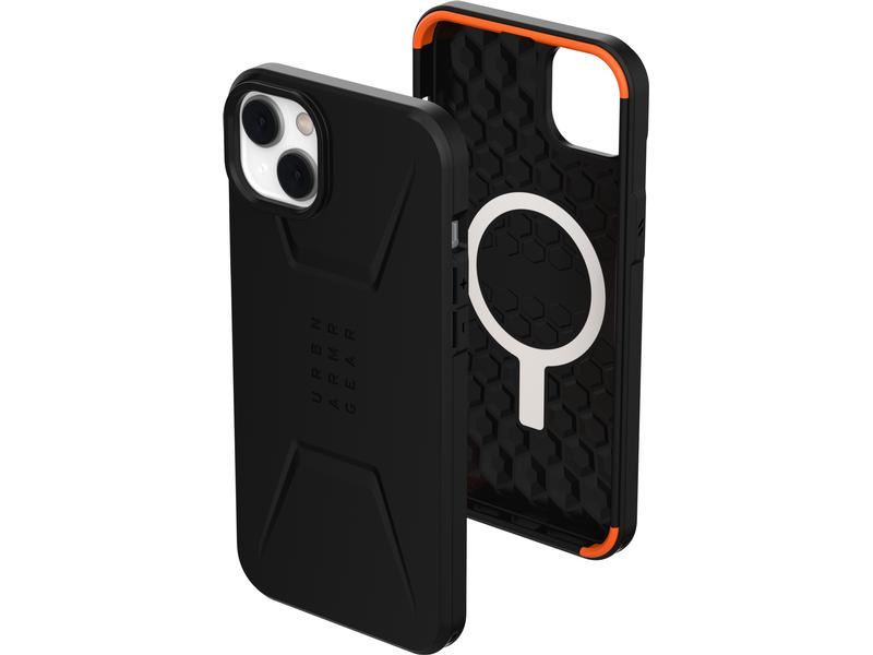 UAG Back Cover Civilian Case iPhone 14 Plus Schwarz