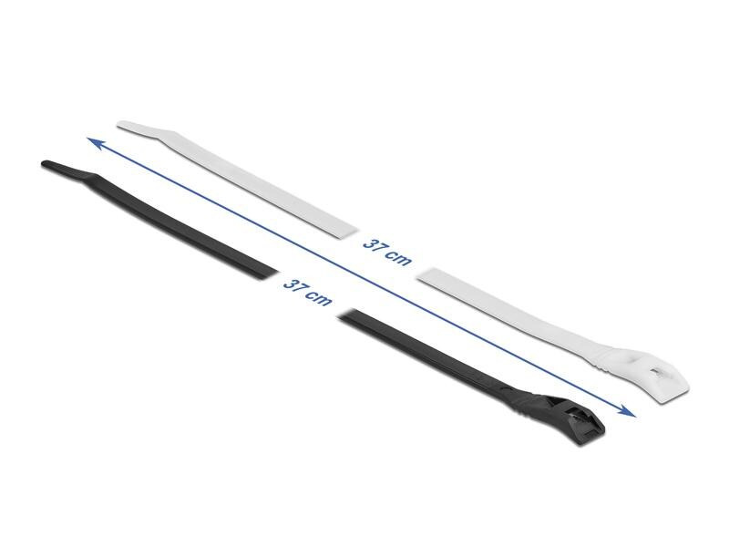 Delock Kabelbinder mit flachem Kopf Mehrfarbig 370 mm x 7.6 mm