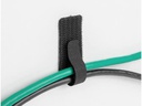 Delock Klettkabelbinder selbstklebend Schwarz 90 mm x 24 mm