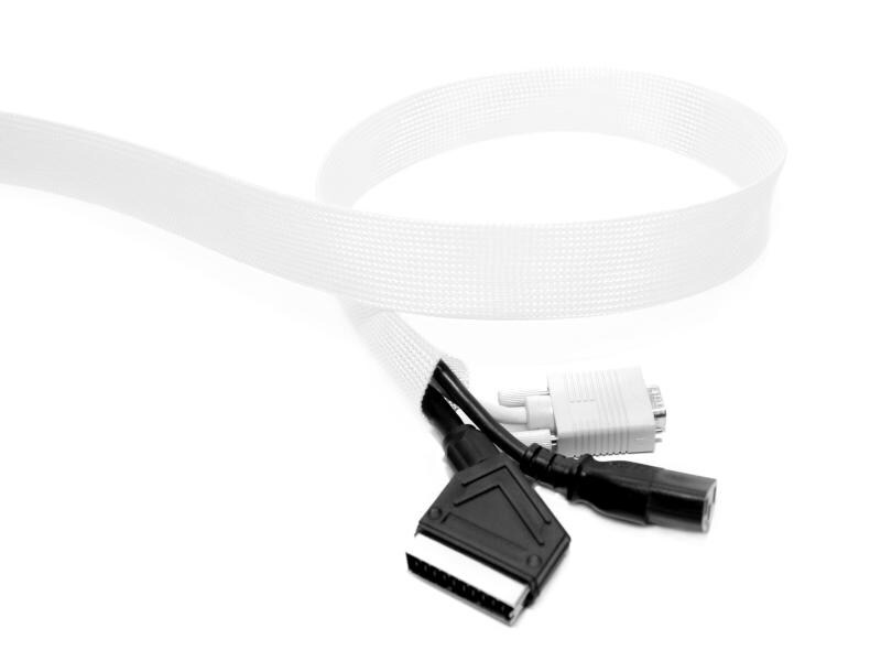 Audioraq Kabelschlauch 2469 geschlossen  20mm 50m weiss