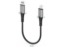 deleyCON USB 2.0-Kabel USB C - Lightning 0.15 m