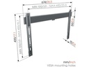 Vogel's Wandhalterung TVM 5605 Schwarz