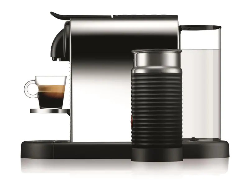 De'Longhi Kaffeemaschine Nespresso CitiZ Platinum&amp;Milk EN330.M Silber