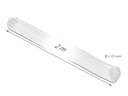 Delock Kabelschlauch Selbstschliessend, 2m x 25 mm Weiss