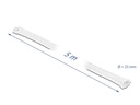 Delock Kabelschlauch dehnbar, 5m x 25 mm Weiss