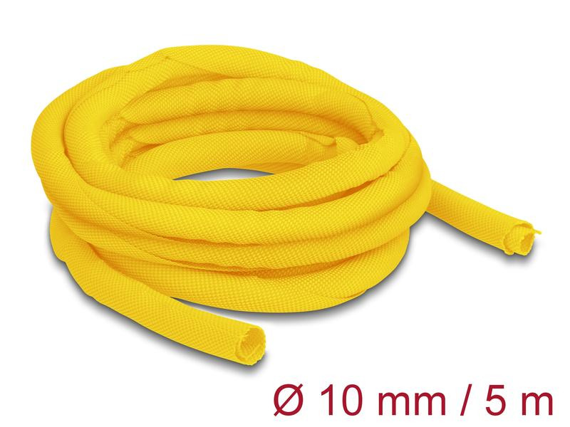 Delock Kabelschlauch selbstschliessend 5 m x 10 mm Gelb