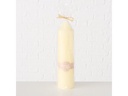 Boltze Kerze Church Rustic 38 x 9 cm, Cremeweiss