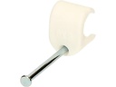 Max Hauri Nagelbriden Set 6-9 mm weiss für Flachkabel 100 Stück
