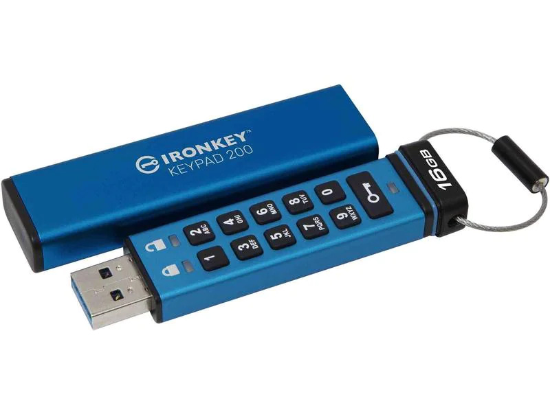 Kingston USB-Stick IronKey Keypad 200 16 GB