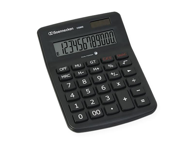 Soennecken Taschenrechner CS900, Schwarz