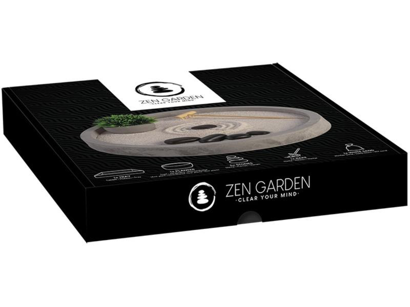 Esschert Design Aufsteller Zen Garten rund 24.2 x 4 cm
