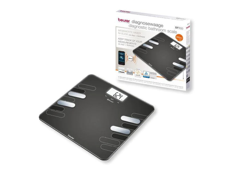 Beurer Körperanalysewaage BF600 Style Schwarz