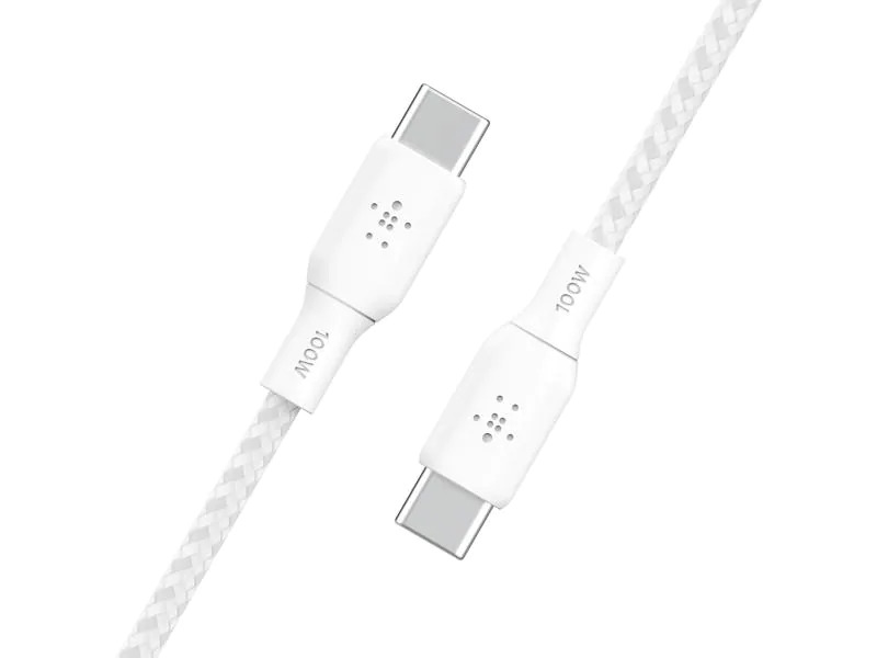 Belkin USB-Kabel Boost Charge USB C - USB C 2 m Weiss