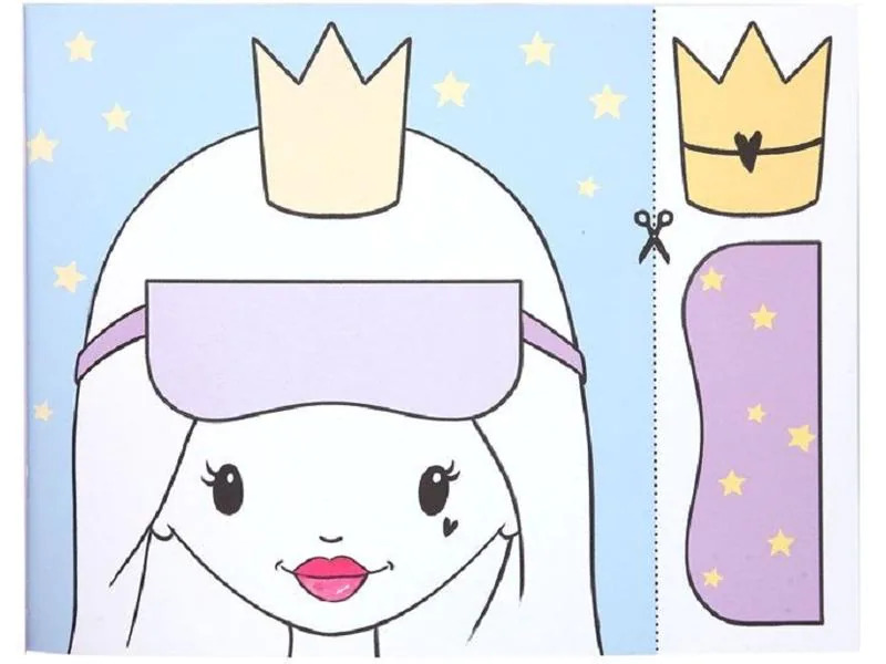 Depesche Malbuch Bastelbuch Prinzessin Mimi 48 Seiten