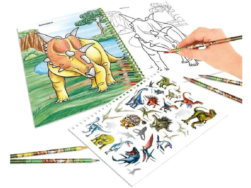 Depesche Malbuch Dino World 30 Seiten
