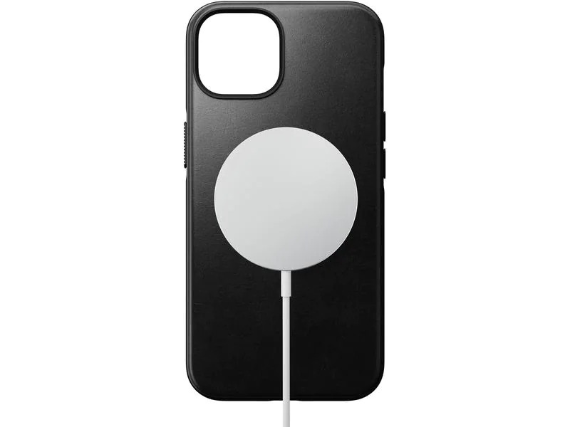 Nomad Back Cover Modern Leather Horween iPhone 14 Plus Schwarz