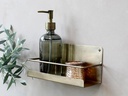 Chic Antique Wandregal Eisen, Messing