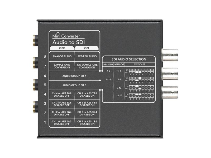 Blackmagic Design Konverter MiniConverter Audio-SDI 2