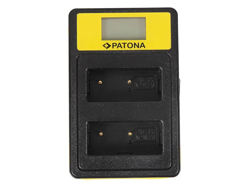 Patona Ladegerät Smart Dual LCD USB Fujifilm NP-W126