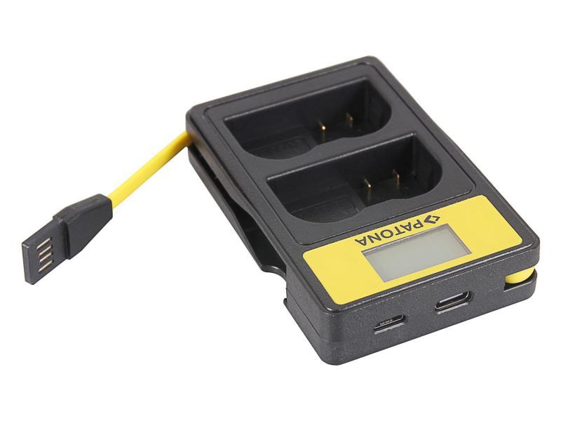Patona Ladegerät Smart Dual LCD USB Nikon EN-EL15