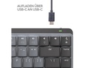 Logitech Tastatur MX Mechanical Mini for Mac space grey