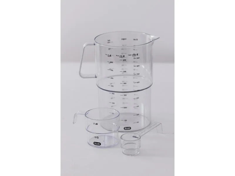 Rosti Messbecher Mensura 1 dl, Blau