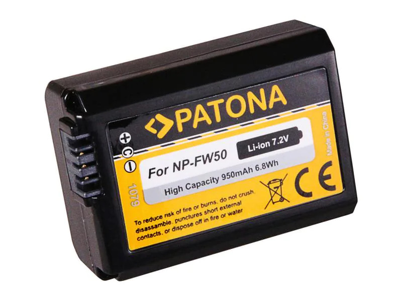 Patona Digitalkamera-Akku NP-FW50