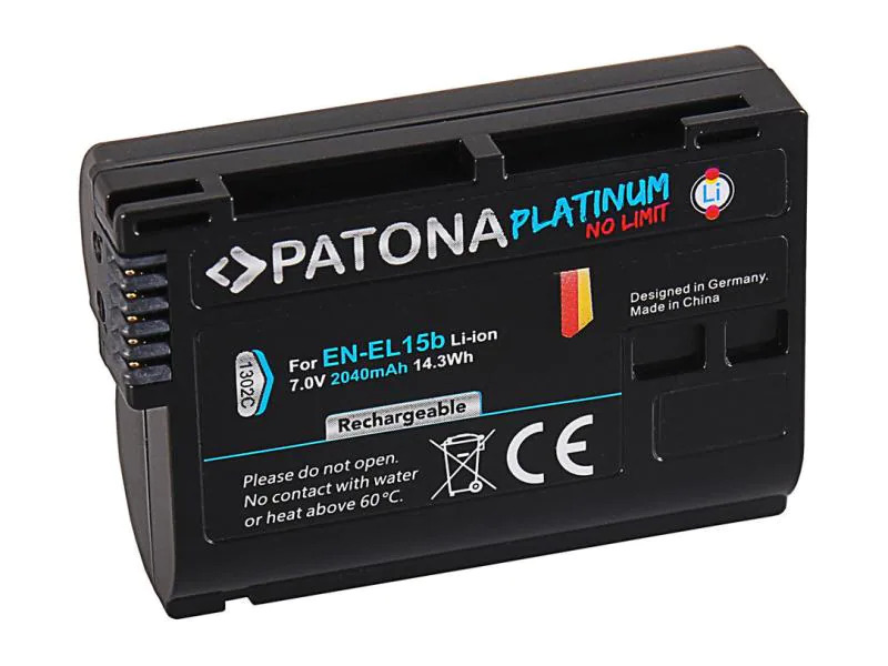 Patona Digitalkamera-Akku Platinum für Nikon EN-EL15b