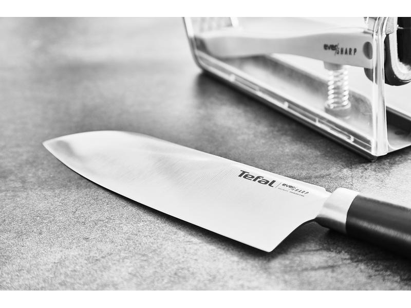 Tefal Santokumesser Ever Sharp 16.5 cm, Schwarz